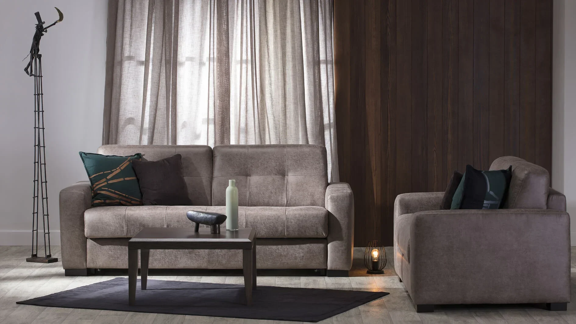 Moderna sofa sa pufom